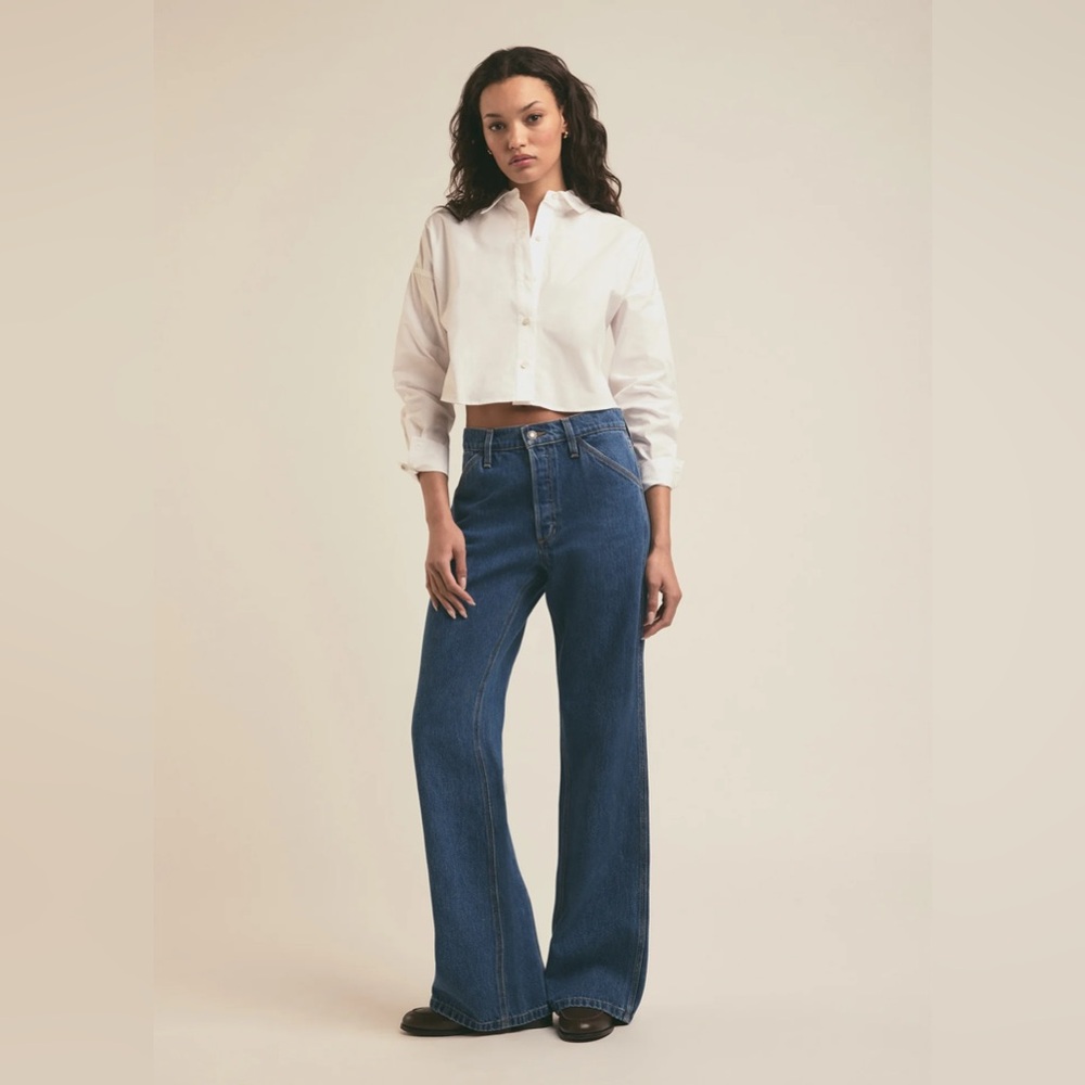 NWT Favorite Daughter Olympia Low Slung Flare Jeans 29